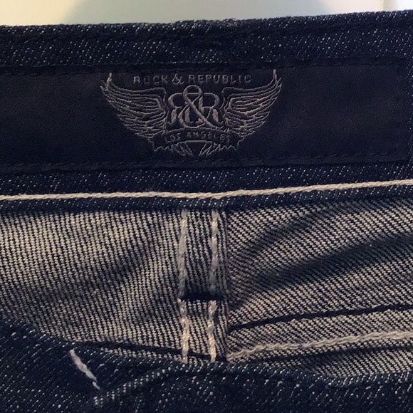 Rock & Republic Jeans with silver embroidery Bootcut NWT - Picture 5 of 8